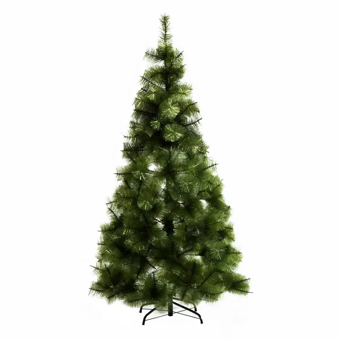 Albero di Natale Artificiale 180 cm 383 Rami e Supporto in Ferro