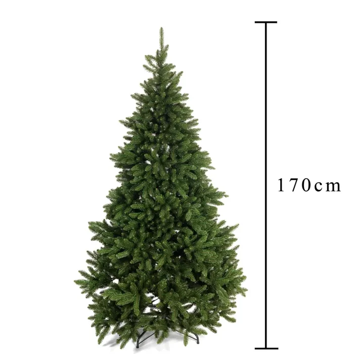 Albero di Natale Artificiale H168 cm Abete Appennino con 1107 Tips Verde - immagine 2
