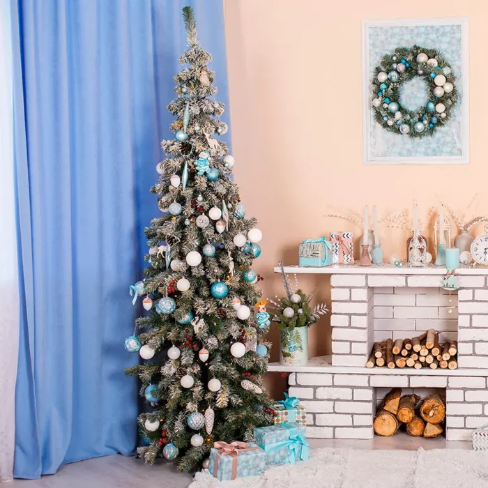 Albero di Natale Artificiale H180 cm 500 Rami Sestriere Verde Online - immagine 2