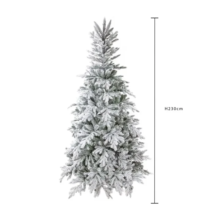 Albero di Natale Artificiale Innevato 260 cm Abete Verde - immagine 2