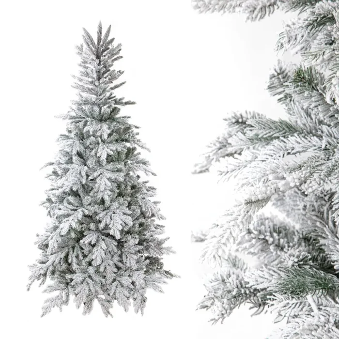 Albero di Natale Artificiale Innevato 260 cm Abete Verde - immagine 3