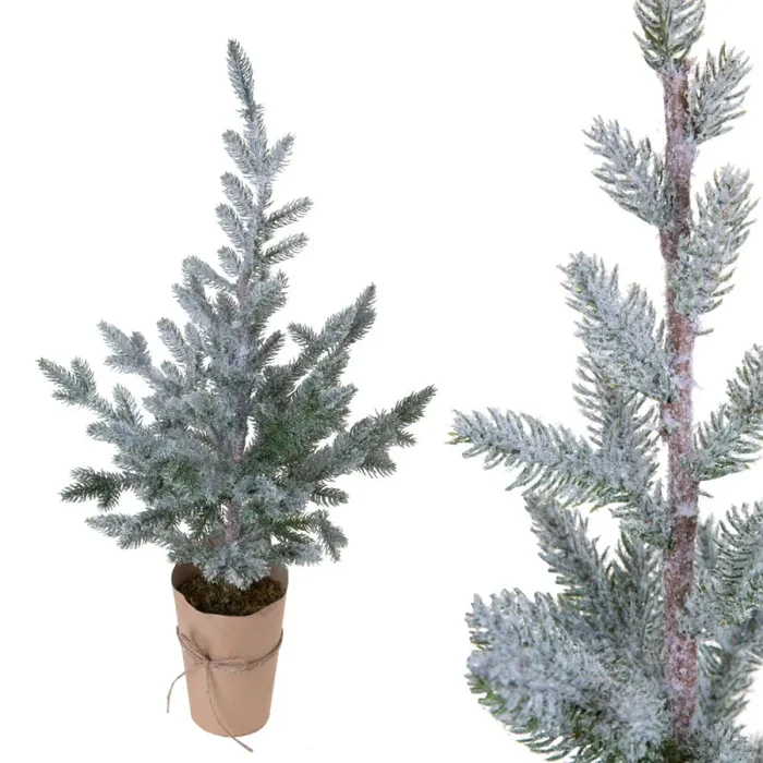 Albero di Natale Artificiale Innevato 80 cm Abete Verde Online