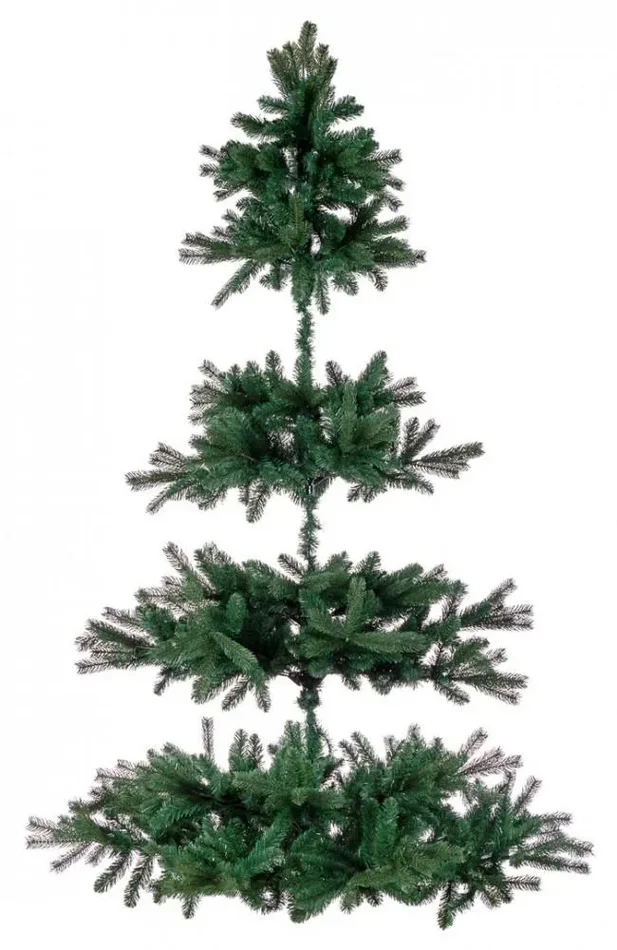 Albero di Natale Artificiale Pendente 210 cm 946 Rami Verde