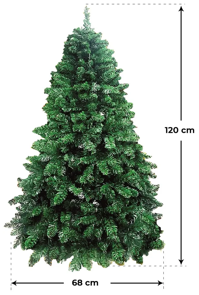 Albero di Natale Artificiale Pino Super Step Verde Varie Misure - immagine 2