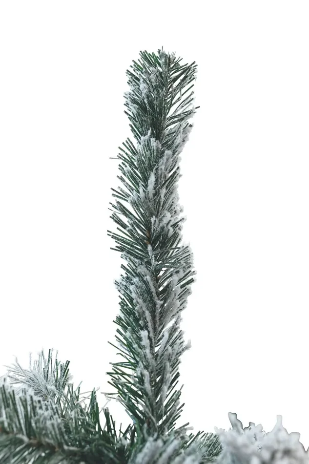 Albero di Natale Artificiale Slim Innevato 180 cm 436 Rami Soriani Sestriere Verde - immagine 2