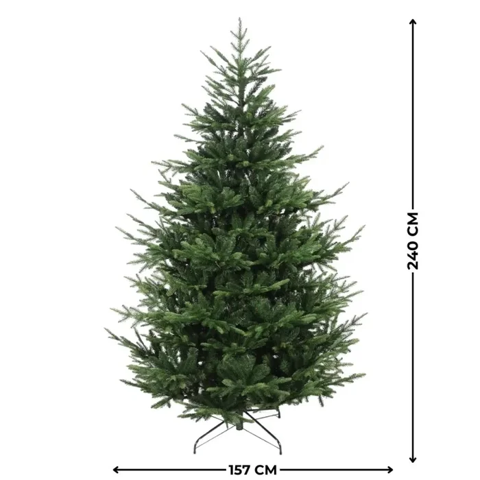 Albero di Natale Artificiale Verde Varie Misure - immagine 2