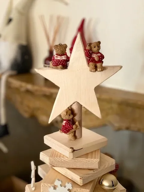 Albero di Natale in legno - immagine 2