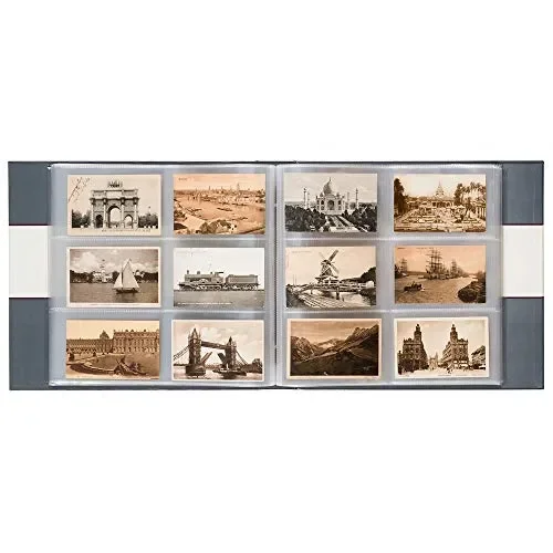 Album for 600 historical postcards, with 50 bound clear pocket sheets - immagine 2