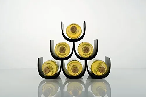 Alessi Noè GIA13 B Portabottiglie di Design in Resina Termoplastica, Nero - immagine 3