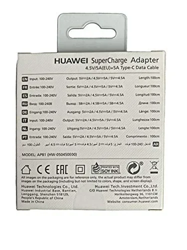 Alimentatore Caricatore Caricabatterie Huawei Originale SuperCharge Type-C… - immagine 3