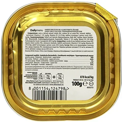almo nature Daily Menu Dog No Grain Pate con Vitello e Carote, 100 g,… - immagine 2