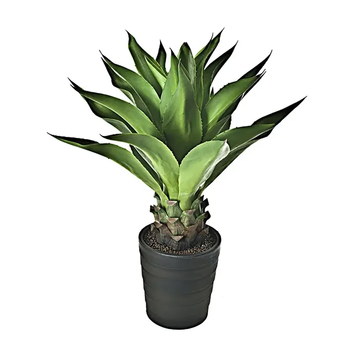 Aloe Artificiale con Vaso Altezza 90 cm Verde Online