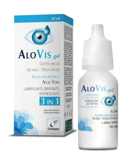 AlovisGel Collirio con Acido ialuronico ed Aloe Vera – 10 ml