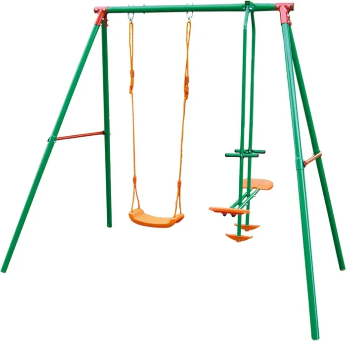 Altalena da Giardino 1 Posto con Cavallina 156x206x196h Bauer