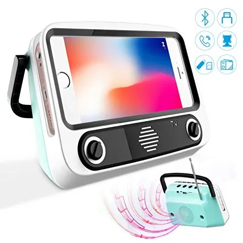 Altoparlante Bluetooth Portatile Retrò – Cassa Senza Fili con Radio FM e blu Vendita online