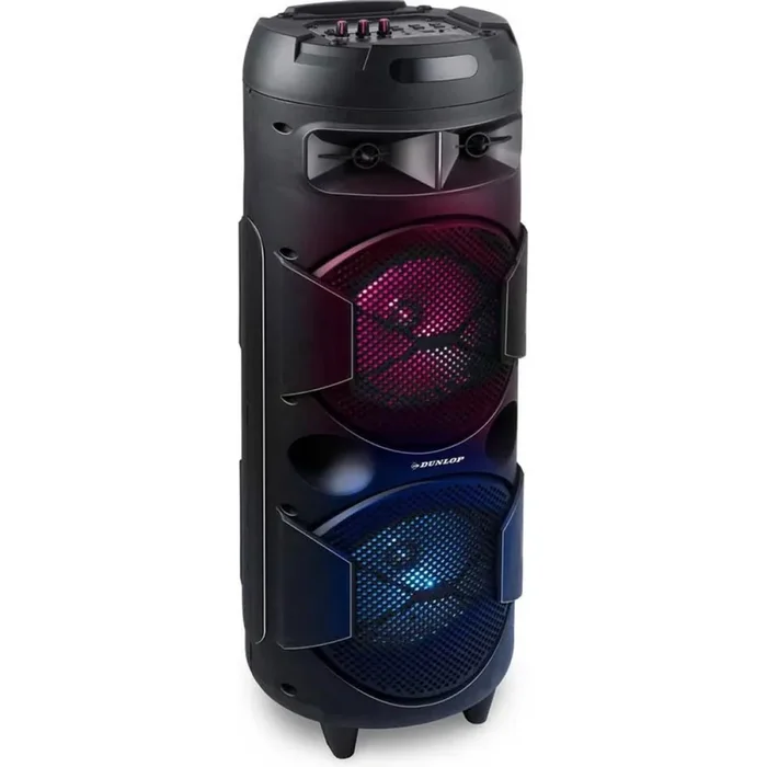 Altoparlante Cassa Speaker Bluetooth con Effetti Luce LED Portatile USB Aux MP3 Dunlop - immagine 2