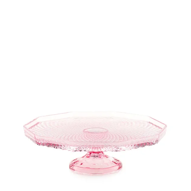 ALZATA PIANA GRANDE CIPRIA IN VETRO (25,5×25,5x2cm)