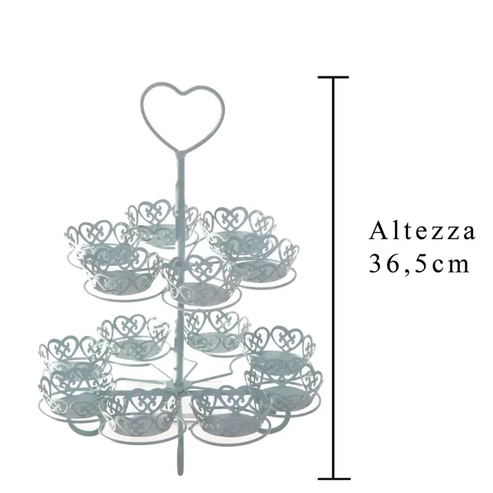 Alzatina per 14 Porta Candele 27Dx36,5 cm - immagine 2