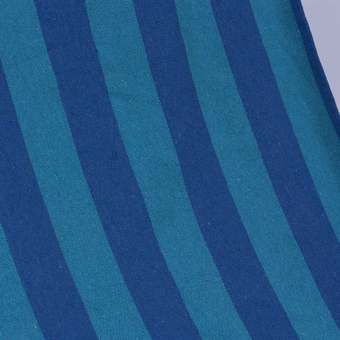 Amaca da Giardino 100×200 cm in Policotone e Legno di abete Blu e Turchese - immagine 2