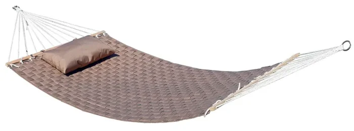 Amaca da Giardino 200×110 cm con Intreccio Imbottito Taupe