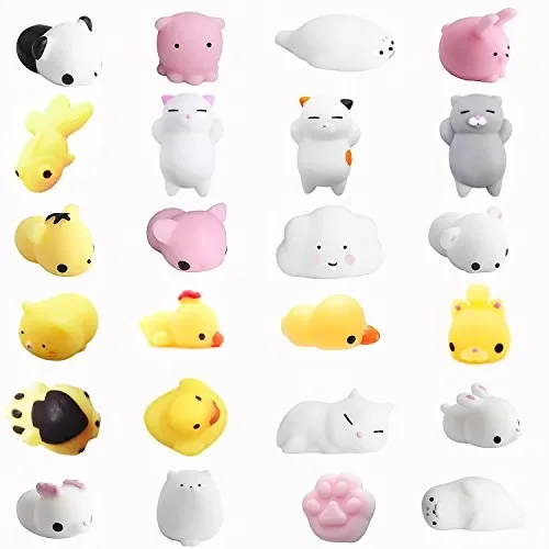 Amaza 24pcs Squishy Kawaii Animali Antistress Squishies Slow Rising 3d…