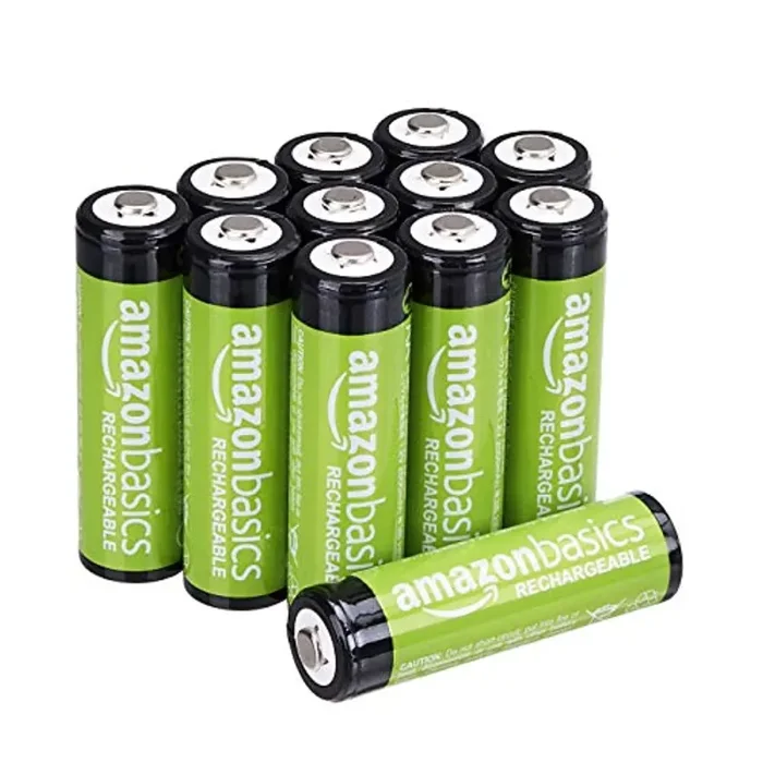 Amazon Basics – Batterie ricaricabili AA (confezione da 12), 2000 mAh, pre-caricate - immagine 3