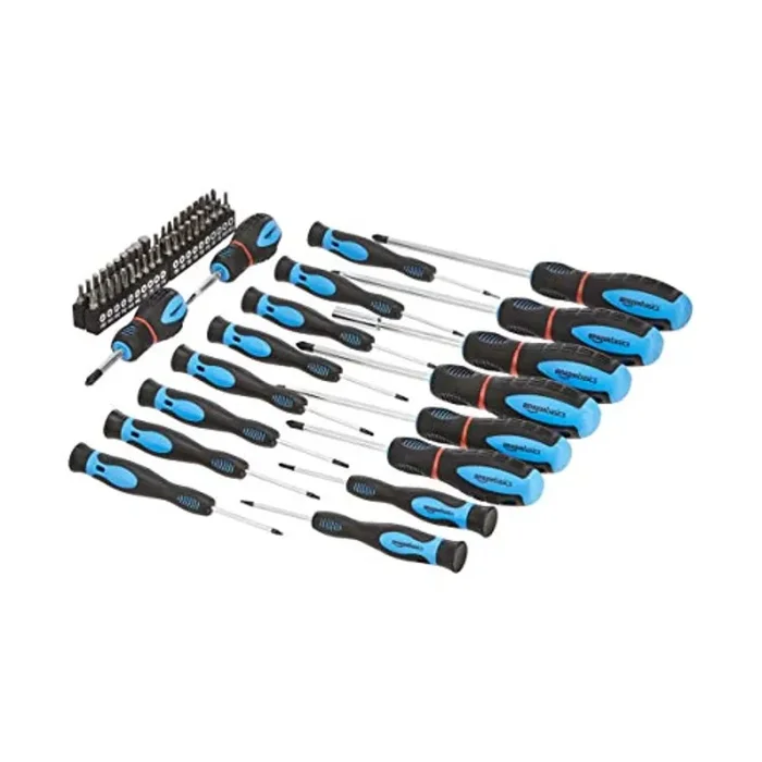 Amazon Basics Set di cacciaviti di precisione, a taglio, a croce, Torx, confezione da 58 pezzi - immagine 2