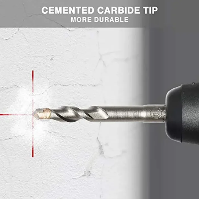 Amazon Brand – Umi Punte per Trapano SDS plus con Scalpelli, 17 Pezzi, per Calcestruzzo e Mattoni, Custodia Inclusa - immagine 3