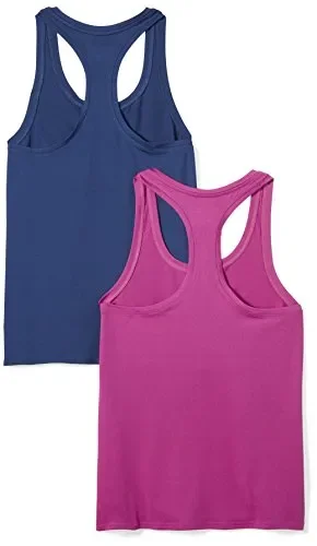 Amazon Essentials 2-Pack Tech Stretch 3XL-4XL / Tag XXL, Navy/Orchid Sconti - immagine 2