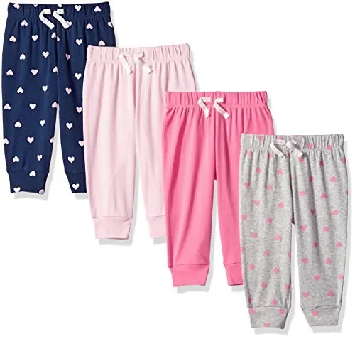 Amazon Essentials 4-Pack Pull-on Pant Bimbo 0-24
