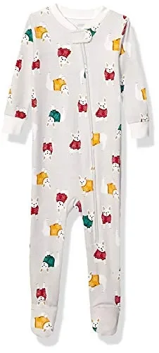 Amazon Essentials Baby And Toddler Zip-Front Footed Sleeper Unisex-Bambini - immagine 3