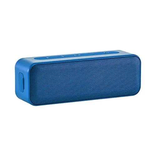 AmazonBasics – Altoparlante Bluetooth, design impermeabile, 15 watt, Blu