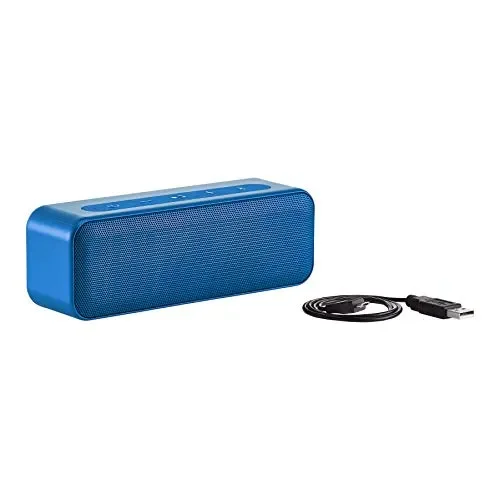 AmazonBasics – Altoparlante Bluetooth, design impermeabile, 15 watt, Blu - immagine 2