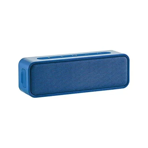 AmazonBasics – Altoparlante Bluetooth, design impermeabile, 9 watt, Blu Vendita calda online