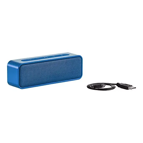 AmazonBasics – Altoparlante Bluetooth, design impermeabile, 9 watt, Blu Vendita calda online - immagine 2