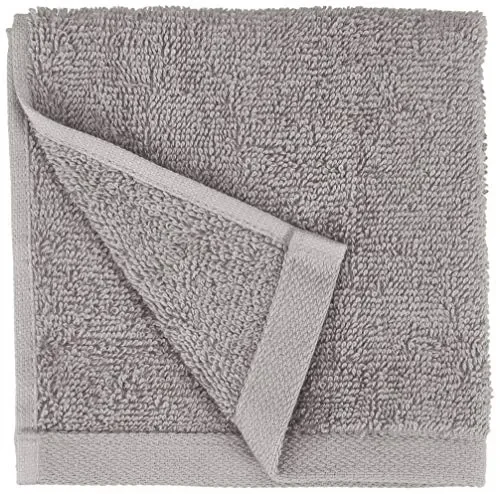 AmazonBasics – Asciugamani in cotone – Confezione da 12, Grigio - immagine 2