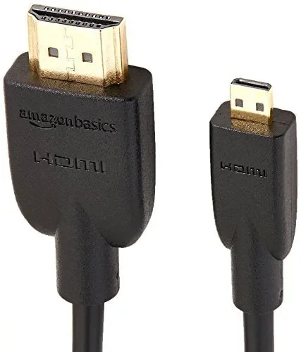 AmazonBasics – Cavo ad alta velocità micro HDMI su HDMI, standard più 0,91 m - immagine 3