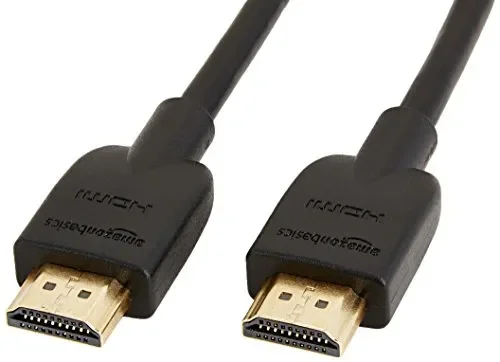 AmazonBasics – Cavo HDMI 2.0 ad alta velocità, supporta Ethernet, 3D, 1,8 m