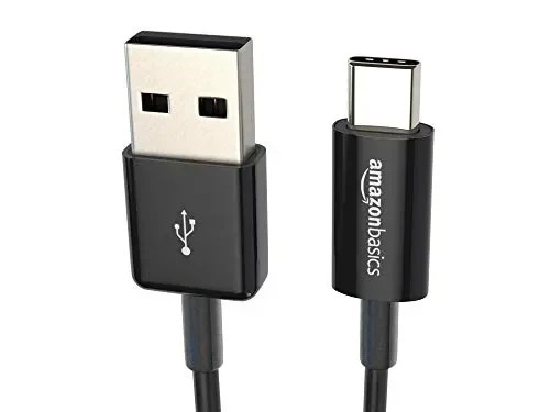 AmazonBasics – Cavo USB da maschio Type-C a USB-A 2.0, 0.9 m, Nero - immagine 3