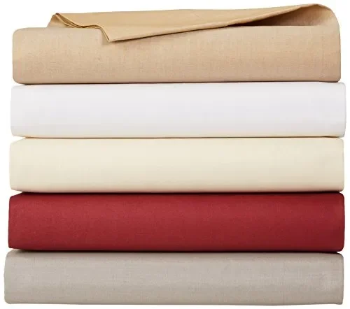 AmazonBasics – Lenzuolo king con angoli, Policotone 180 x 200 x 30 cm, Bianco - immagine 3