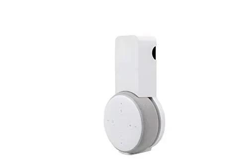 AmazonBasics – Supporto da parete per Echo Dot (3ª generazione), Bianco White Moda - immagine 2