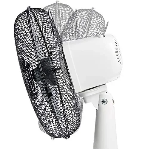 AmazonBasics – Ventilatore oscillante da tavolo, a 3 velocità, 40 W, Nero Saldi - immagine 3