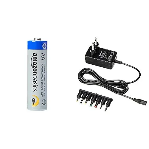 AmazonBasics Batterie industriali alcaline AA, confezione da 40 & -…