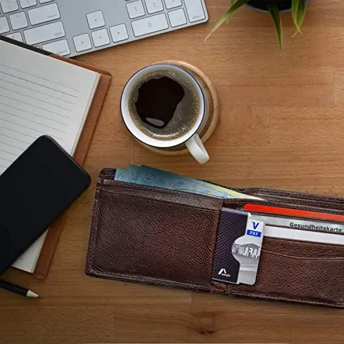 AMAZY Protezione rfid nfc in PVC (10 pezzi) – Protezione al 100% contro il furto d’identità e di dati – Rfid protection card extra-robusti in plastica per carte di credito debito e d’identità. - immagine 2