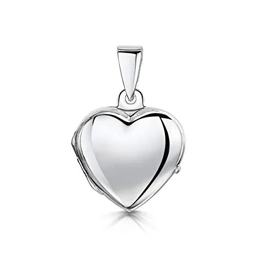 Amberta Medaglione in Argento Sterling 925 – A Forma Di Cuore