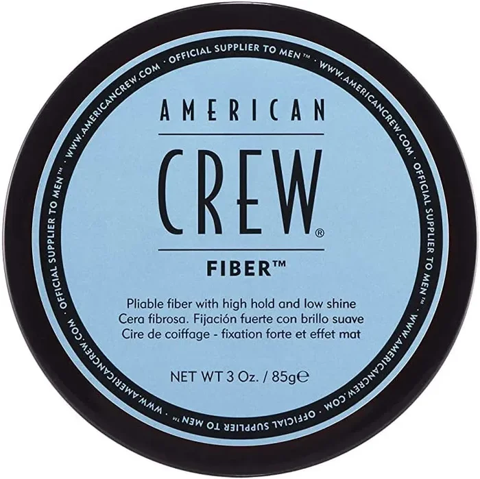 American Crew Fiber, Cera Capelli per Uomo, Formula Fibrosa, Tenuta Alta, Finitura Opaca, Idrata e Protegge (85g)