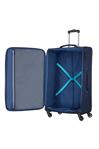 American Tourister Holiday Heat Valigia, Spinner L (79.5cm-108L), Blu (Navy) In saldo - immagine 3