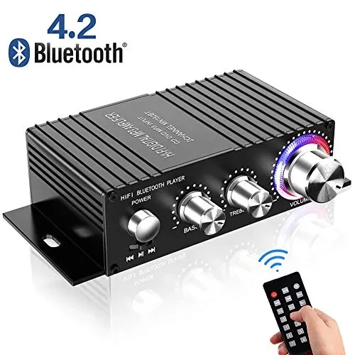 Amplificatore Bluetooth Audio Auto,DUTISON Mini Stereo HiFi…