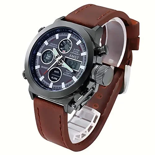 AMST 3003 – Orologio sportivo da polso al quarzo, multifunzione, con… - immagine 3