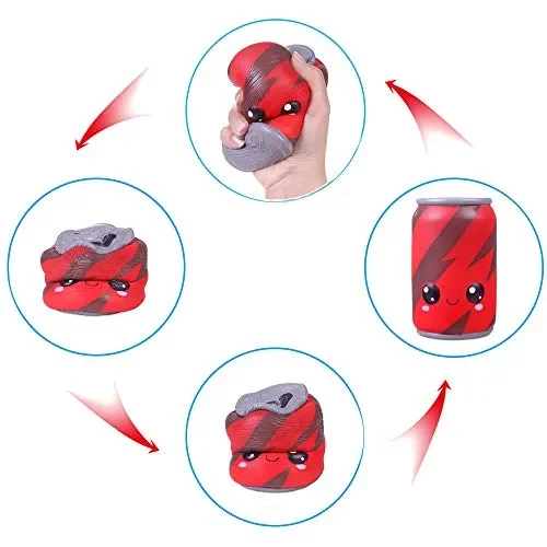 Anboor Squishies Pop-Top Can Kawaii Soft Slow Profumo profumato Cibo… - immagine 3